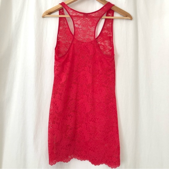 ARITZIA Wilfred magenta lace racerback tank. Size XS. - Picture 4 of 8